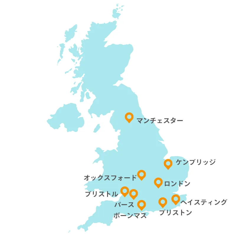 イギリスの人気都市